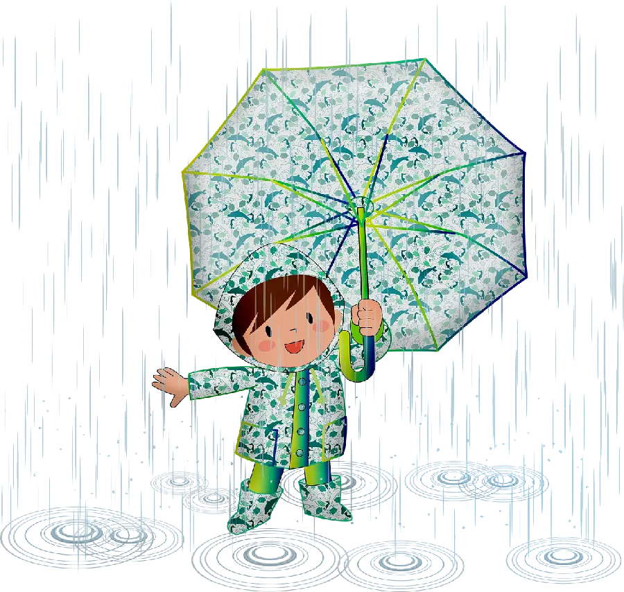 Download Girl in the Rain png photo