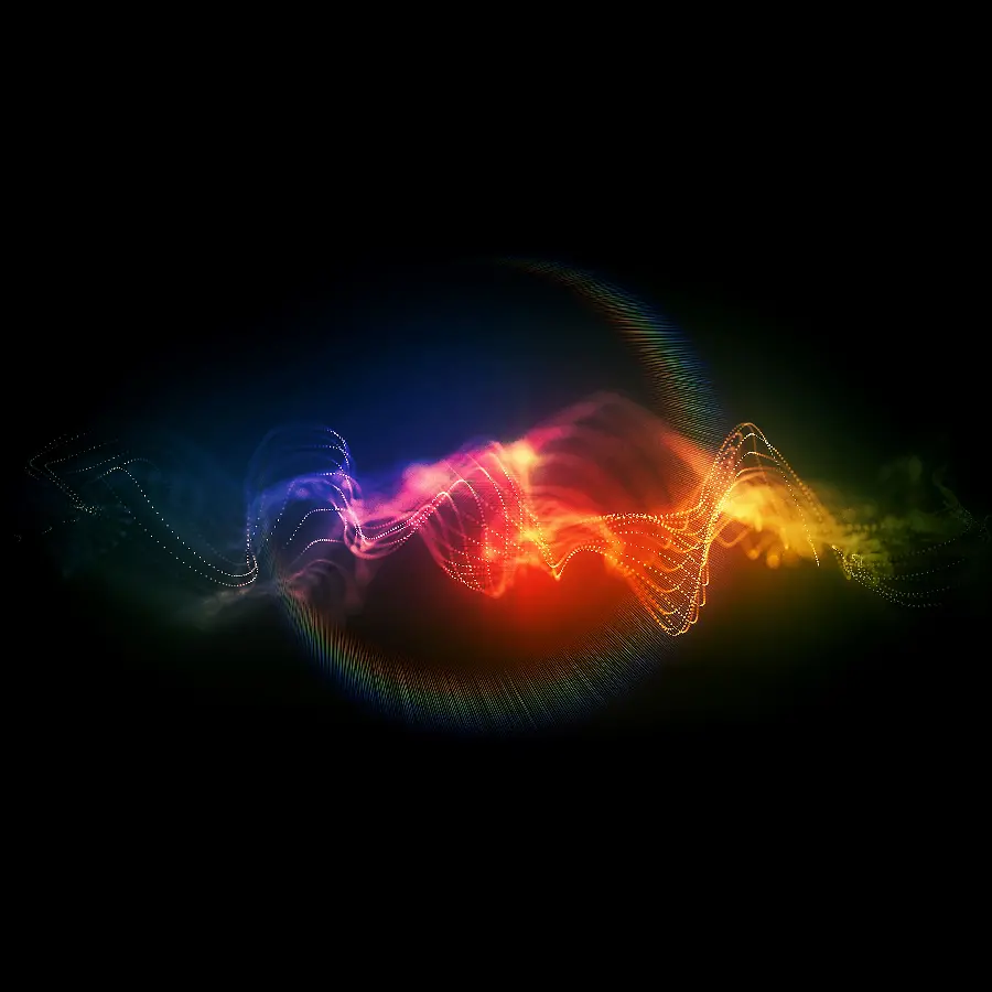 The most beautiful colorful sound wave background with special quality