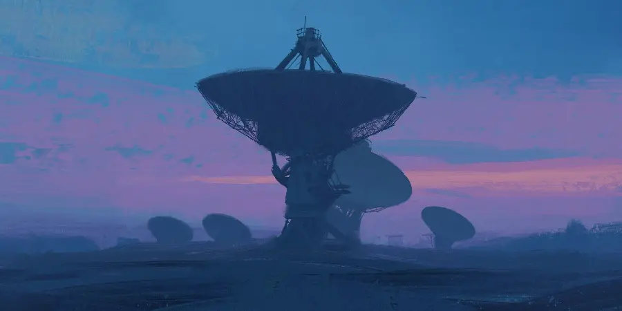 Masterpiece stock photo of satellite dish in excellent quality 4K
