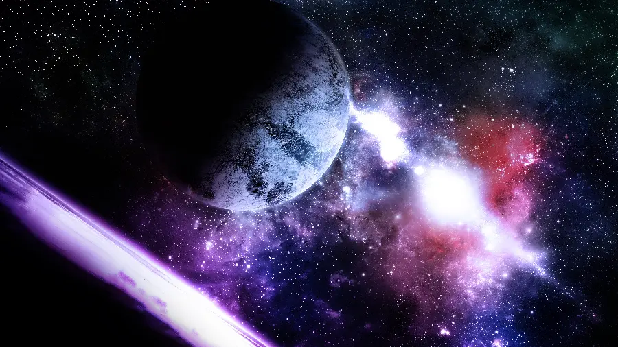 Masterpiece background with a starry galaxy in high quality 
