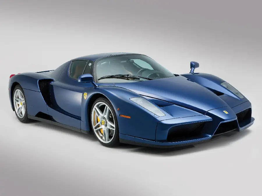 The most visited and beautiful Ferrari Enzo navy blue background for Windows