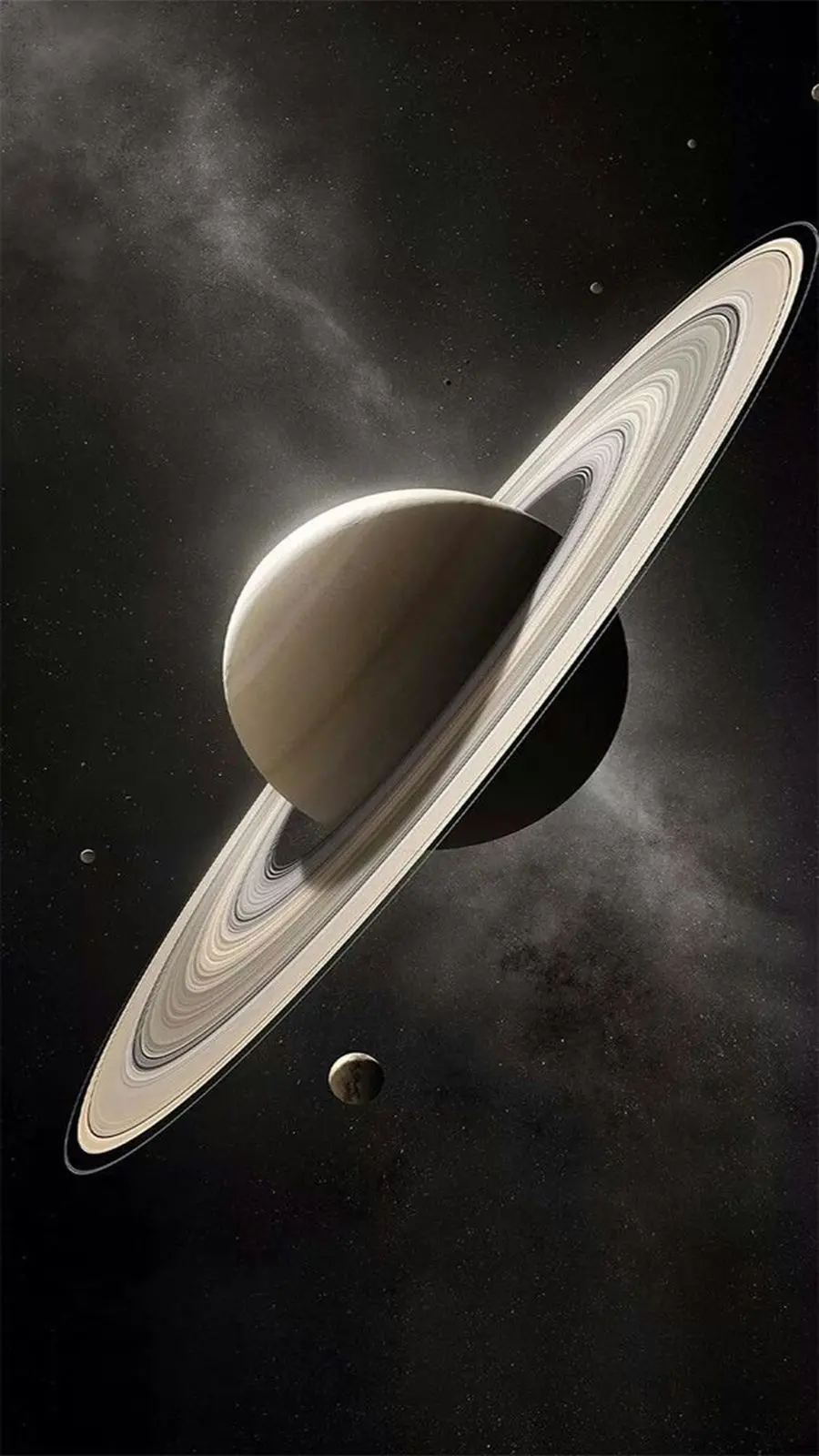 Enchanting wallpaper of the famous planet Saturn for laptop 1401