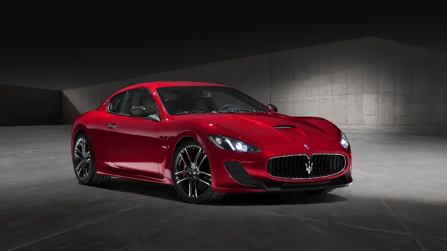 Special and Full HD view of the most masterpiece Maserati in attractive red color