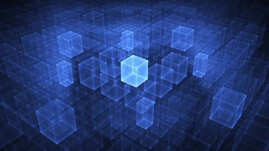 A unique Abstraction Background in a special blue color 