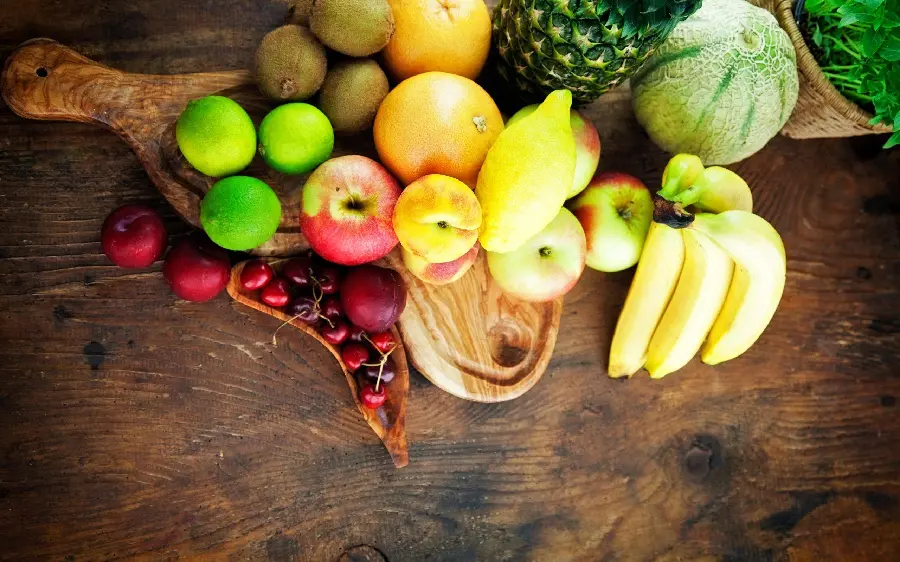 Beautiful profile picture with the role of various fruits for health