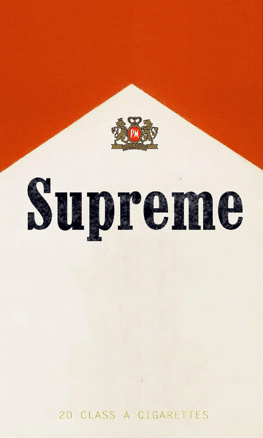 High quality poster of Marlboro cigarettes titled supreme