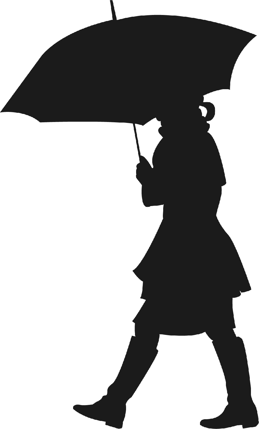 Download girl in the rain png image with umbrella