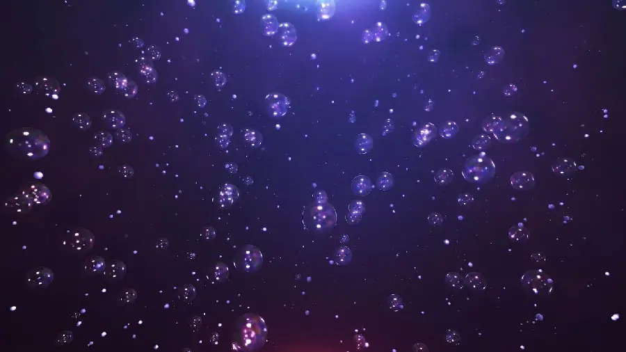 The most beautiful wallpaper with beautiful bubbles with a purple theme 