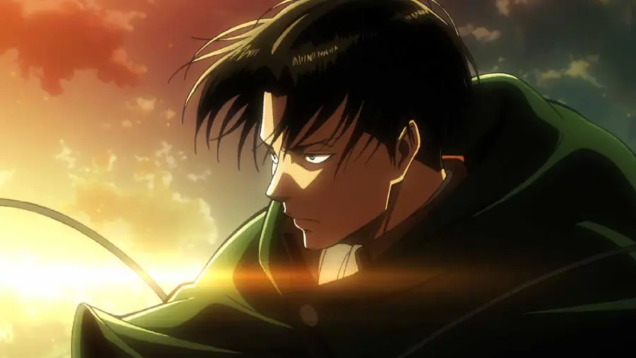 Full HD digital photo of Captain Levi from a profile angle