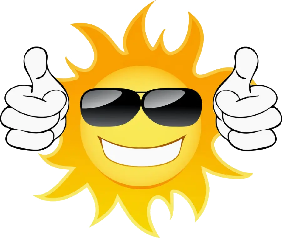 The Most Interesting Photo of Happy Sun with Sunglasses PNG