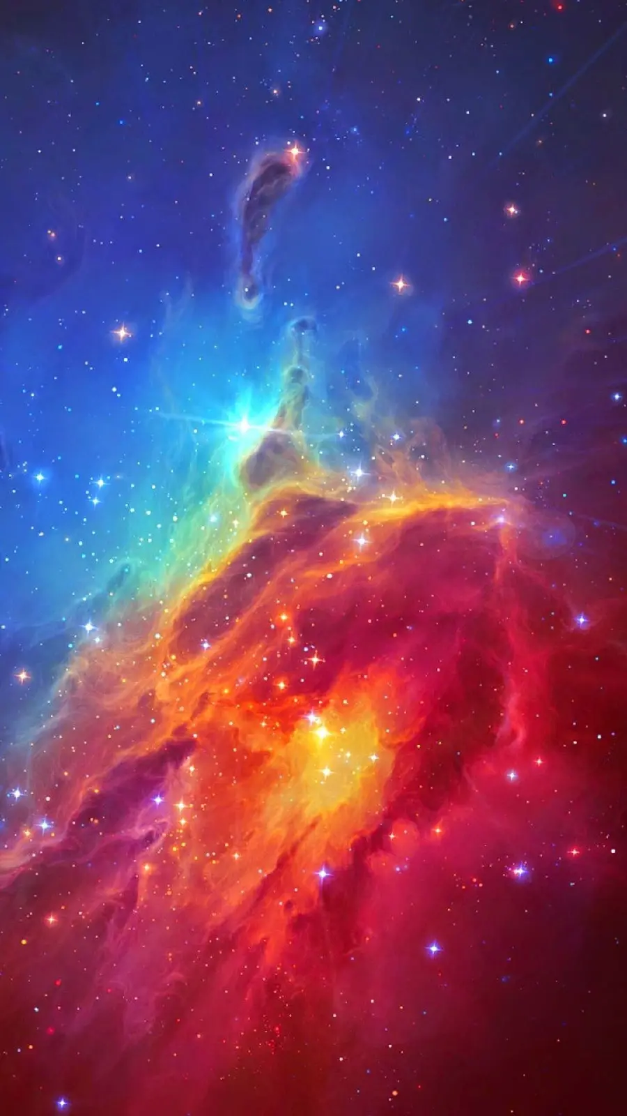 High quality nebula background for profile picture
