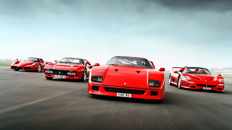 Full HD quality pristine background of the Ferrari Enzo in Formula One