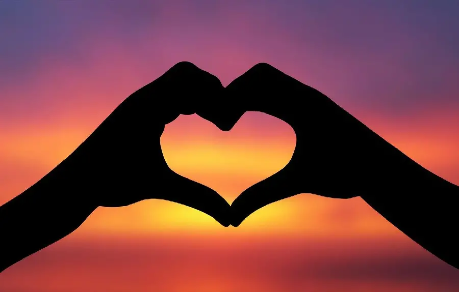 Download Fantasy Photo of Heart Made by Bride and Groom