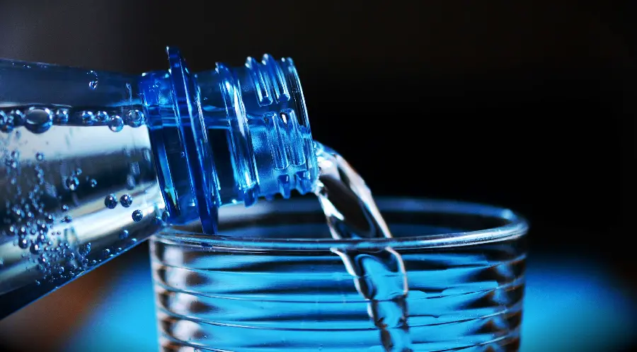Download the best stock image of drinking mineral water with row glass