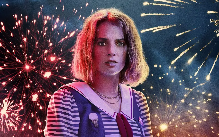 Photo of the beautiful and attractive actor of the series Stranger Things Strange Things