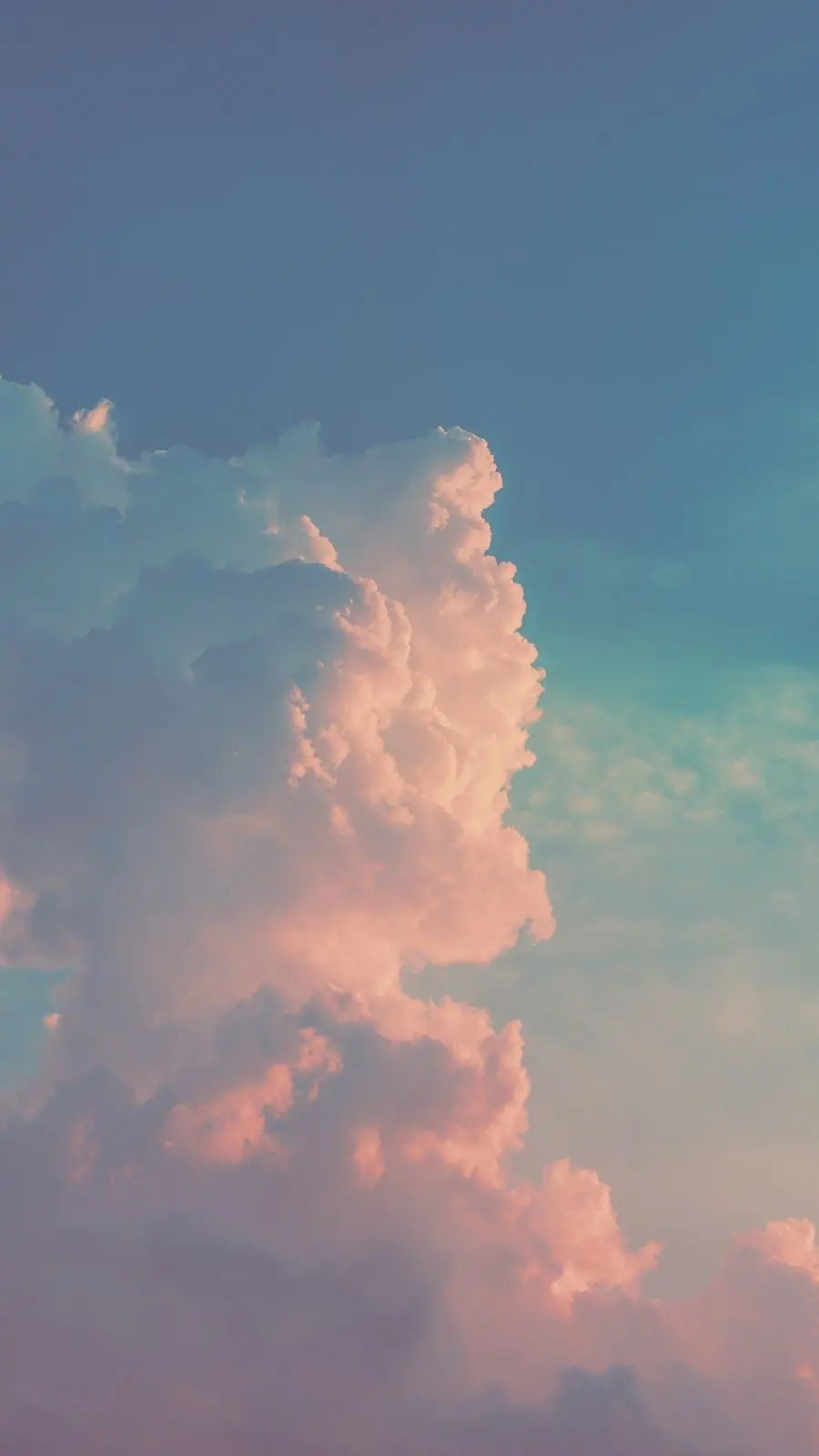 So New and special phone background of a sky with large dense clouds in HD quality