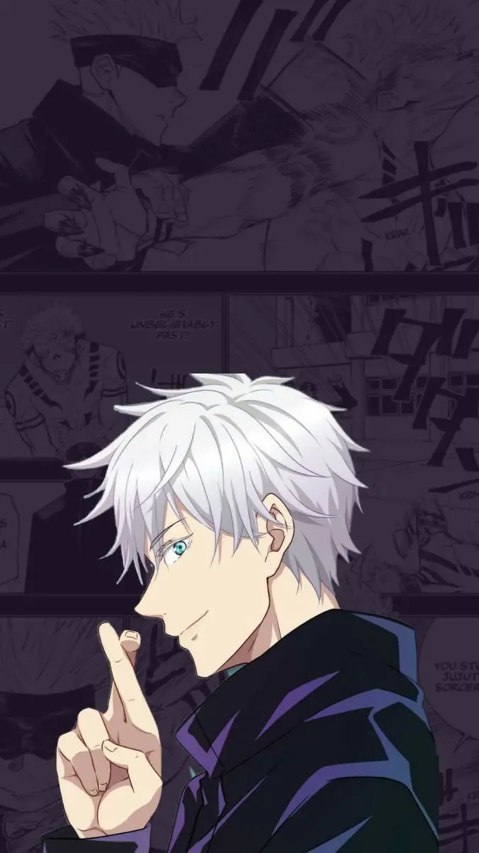 Stylish and luxurious Gojo Satoru background for iPhone