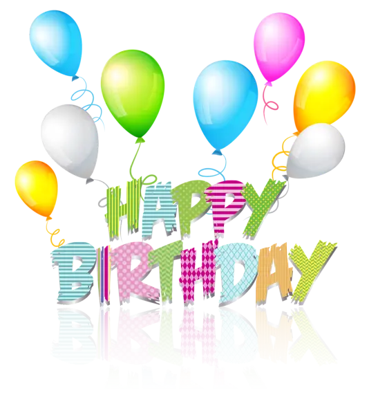 Gorgeous graphic image of birthday greetings for Instagram stories