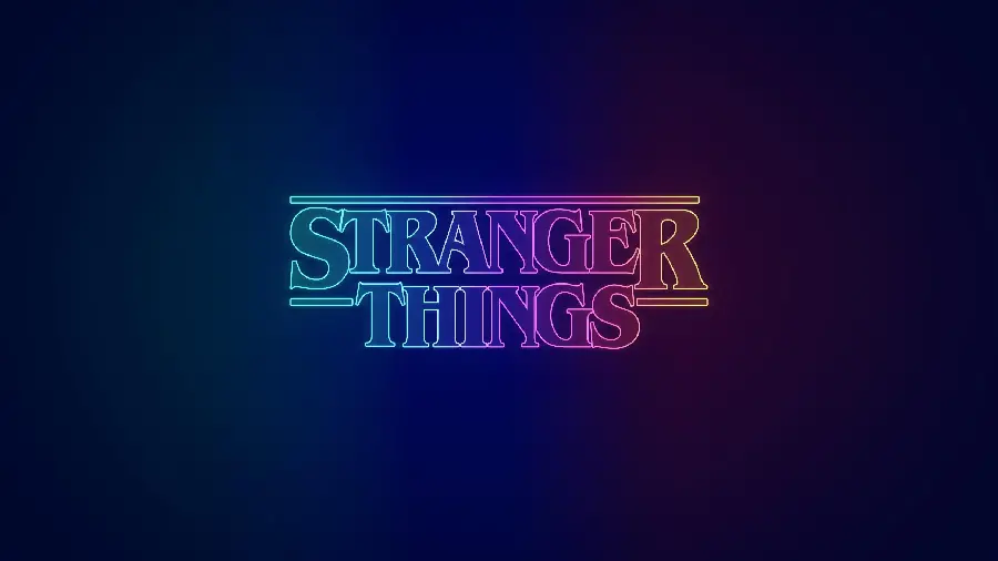Desktop wallpaper with an attractive and spectacular Stranger Things series design