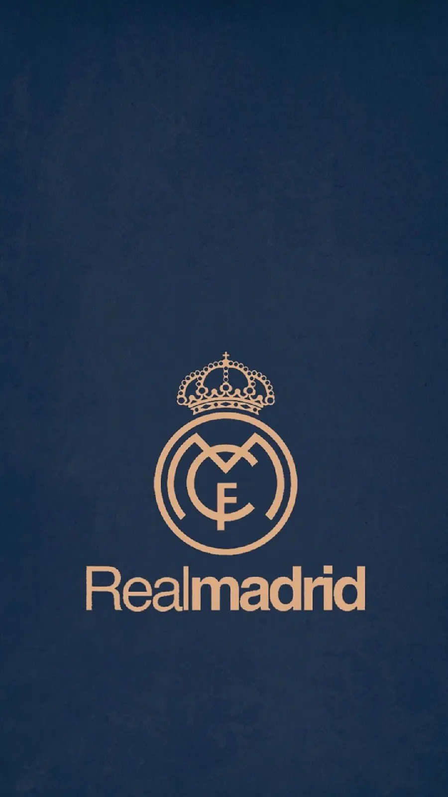 High-quality and modern background of Real Madrid team logo on a black background