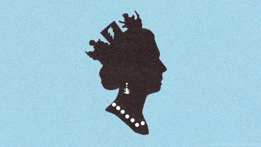 A special and spectacular logo with the design of the former Queen of England 2022