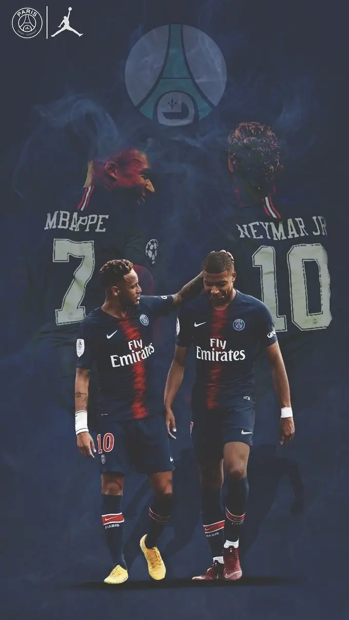 Nab's profile photo in the form of Neymar putting his hand behind Ambaye's head in HD quality