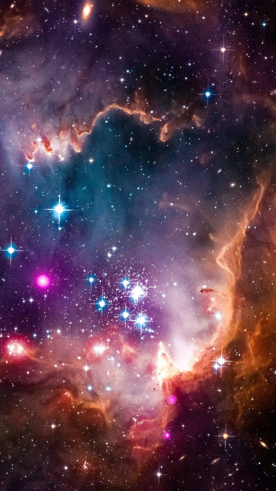 Beautiful and colorful nebula wallpaper image with good quality