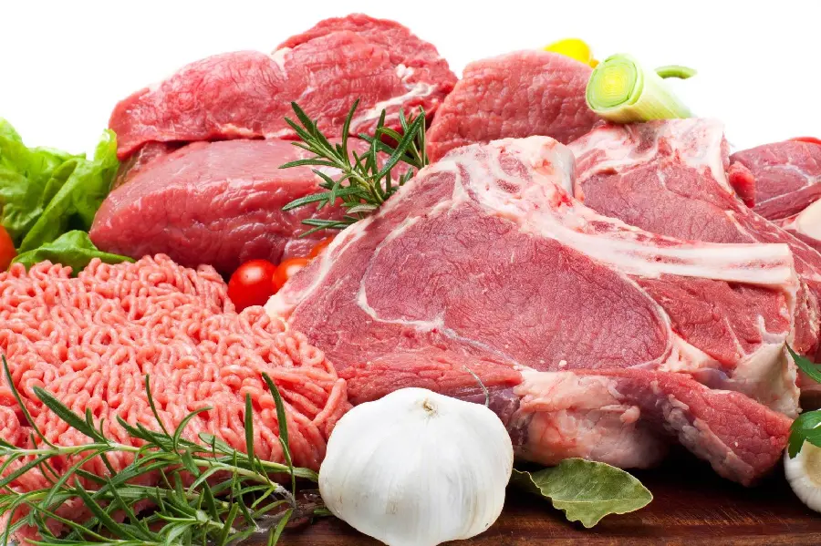 High quality image of red mutton for advertising