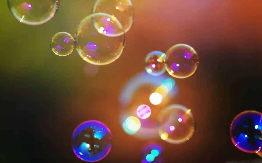 Colorful Bubbles Photo in Full HD Quality for Desktop 