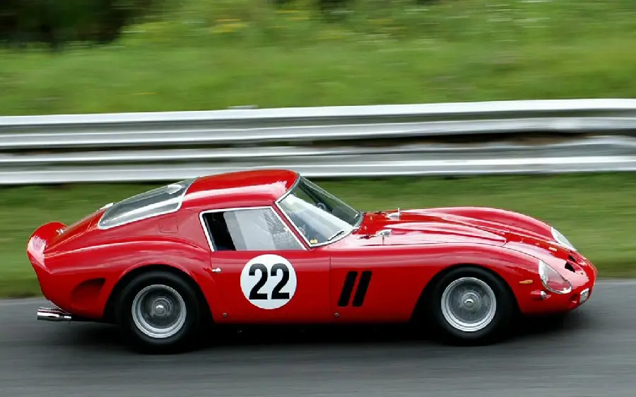 Unique stock photo of an old and classic Ferrari car in high quality