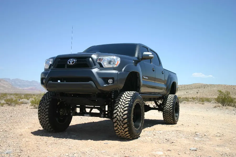 The most viewed vector of Toyota Tacoma, a favorite of off-roaders
