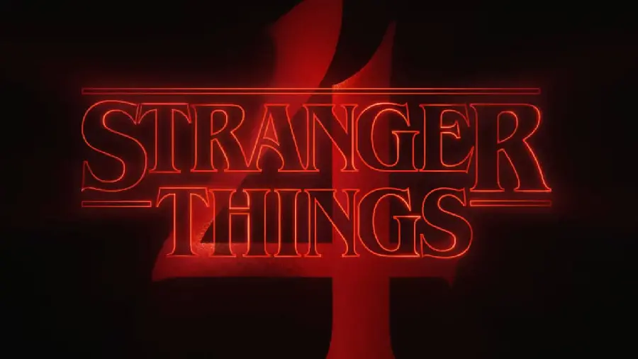 Stranger Things Logo and Text