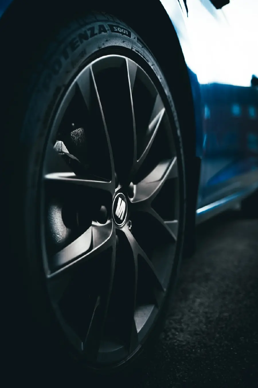 Full HD masterpiece stock photo of sports car rims