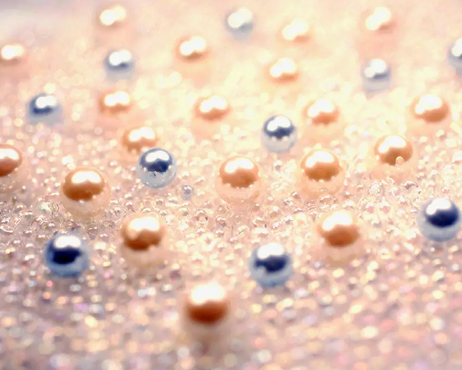 Photo of Wide Brown and Gray Pearls Suitable for Background