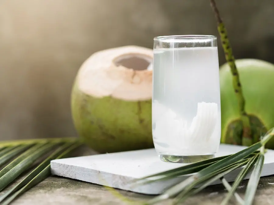 Beautiful stock photo of a cool and sweet coconut drink in HD quality