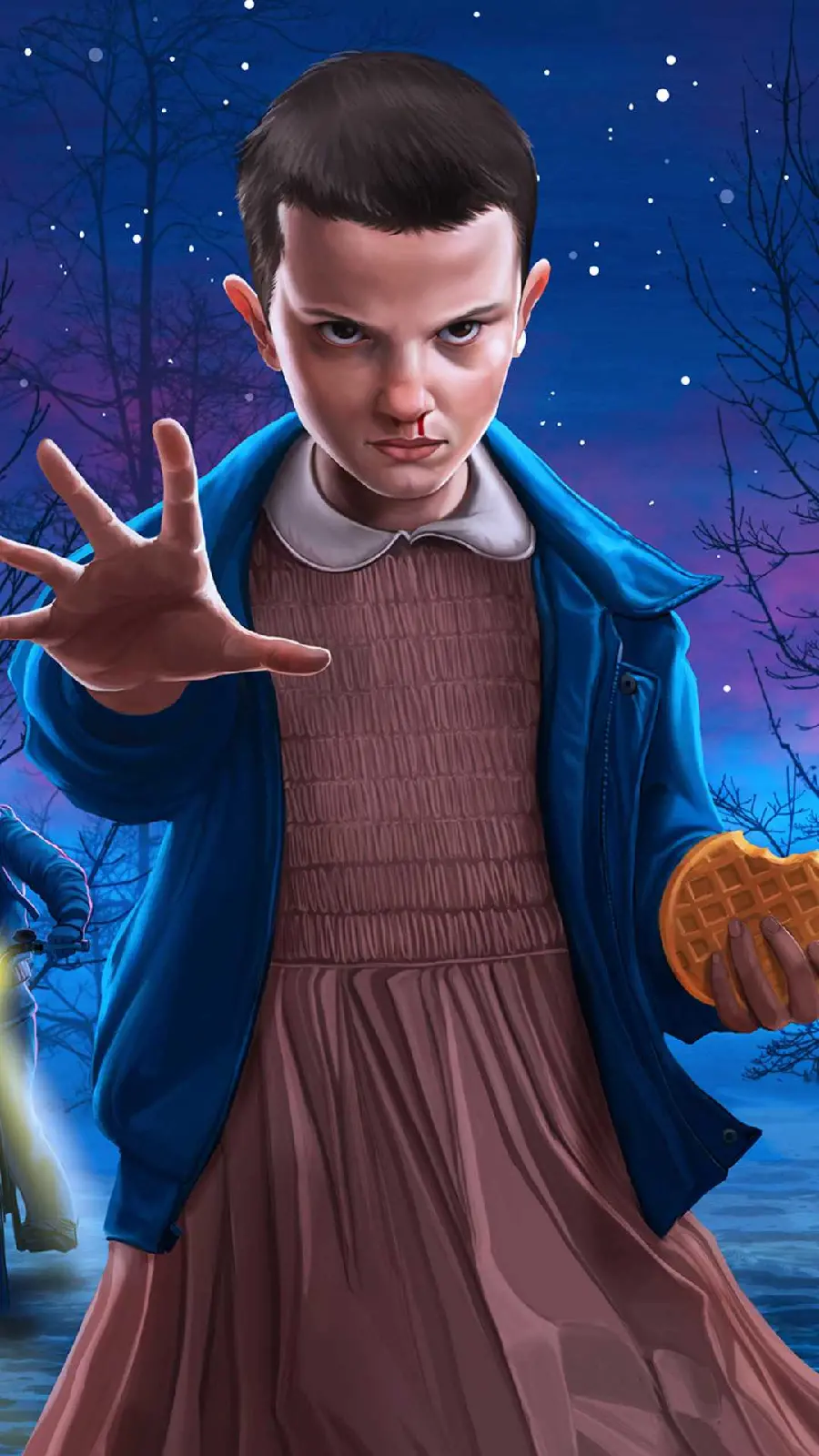 New and cool wallpaper of Elon in the series Stranger Things
