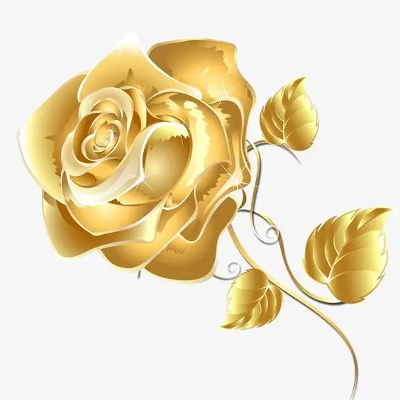 A magnificent poster of a beautiful golden rose with excellent quality suitable for the phone