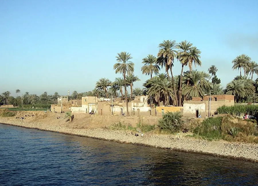 Real image of the Nile River in Egypt suitable for Instagram posts 
