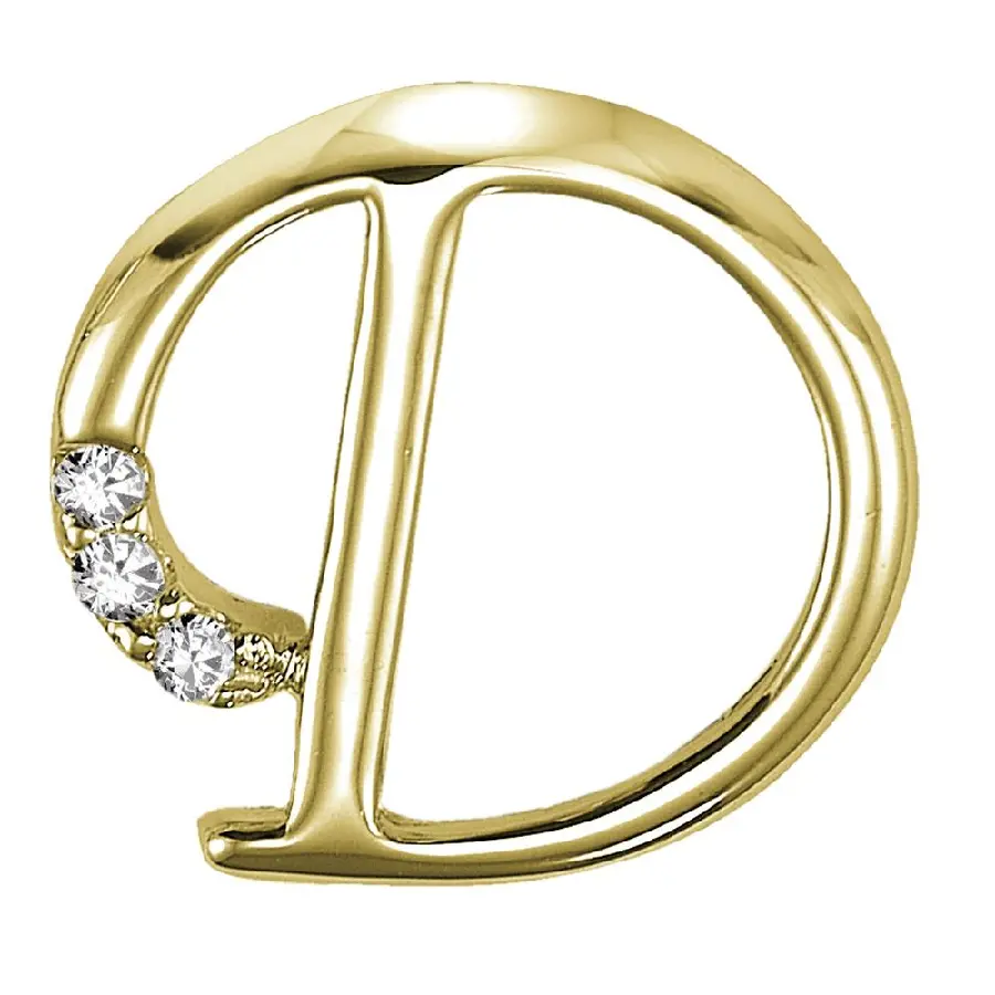 Download a cool photo of the letter D with a golden theme with special quality