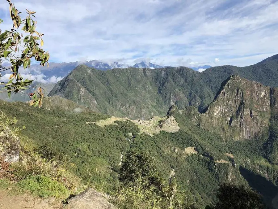 High-quality terrain from the meeting point of the Andes mountains and the Amazon forest of Machu Picchu