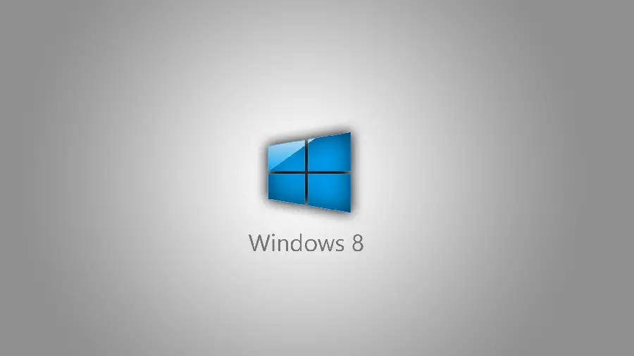 Simple and stylish wallpaper with blue and white theme for Windows 8