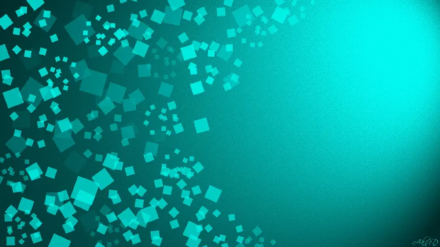 Unique photo of small blue green squares, abstract, pure quality, suitable for laptop wallpaper