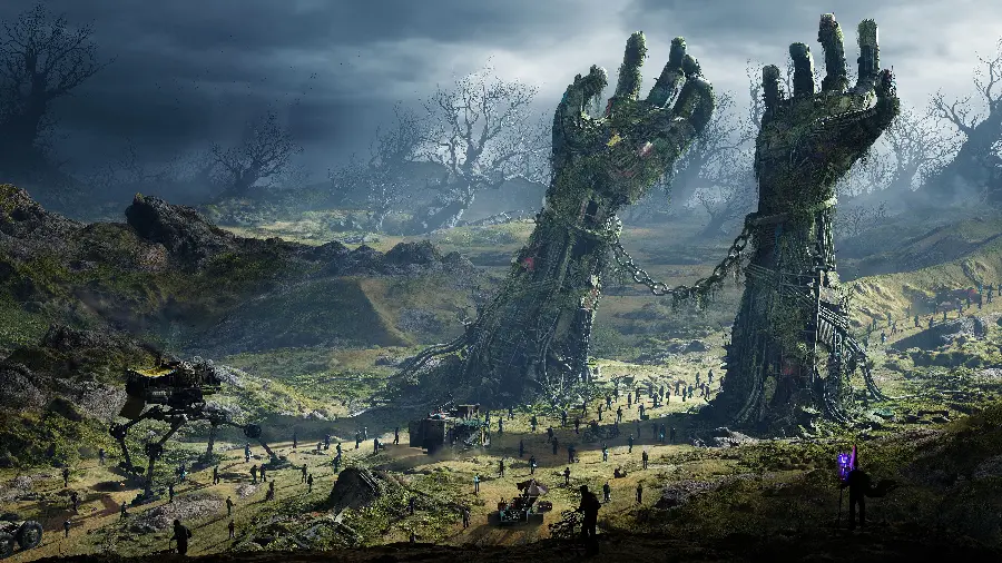 Download landscape images in computer games