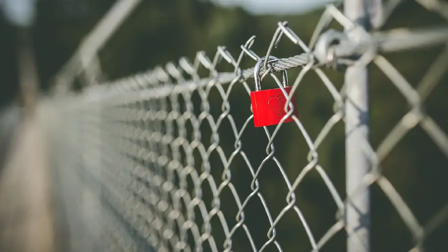 Download Special Red Heart Lock Picture for Windows Background 11
