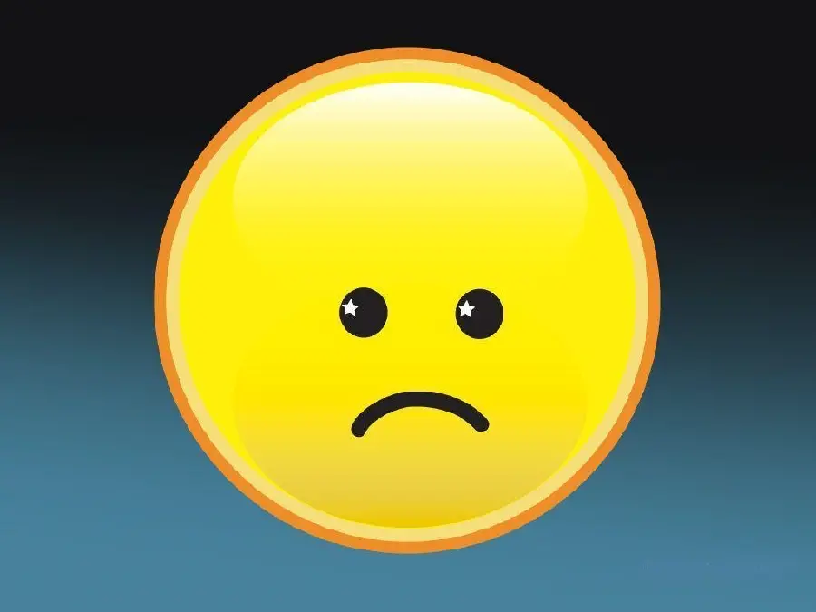 Sad emoji wallpaper for WhatsApp profile