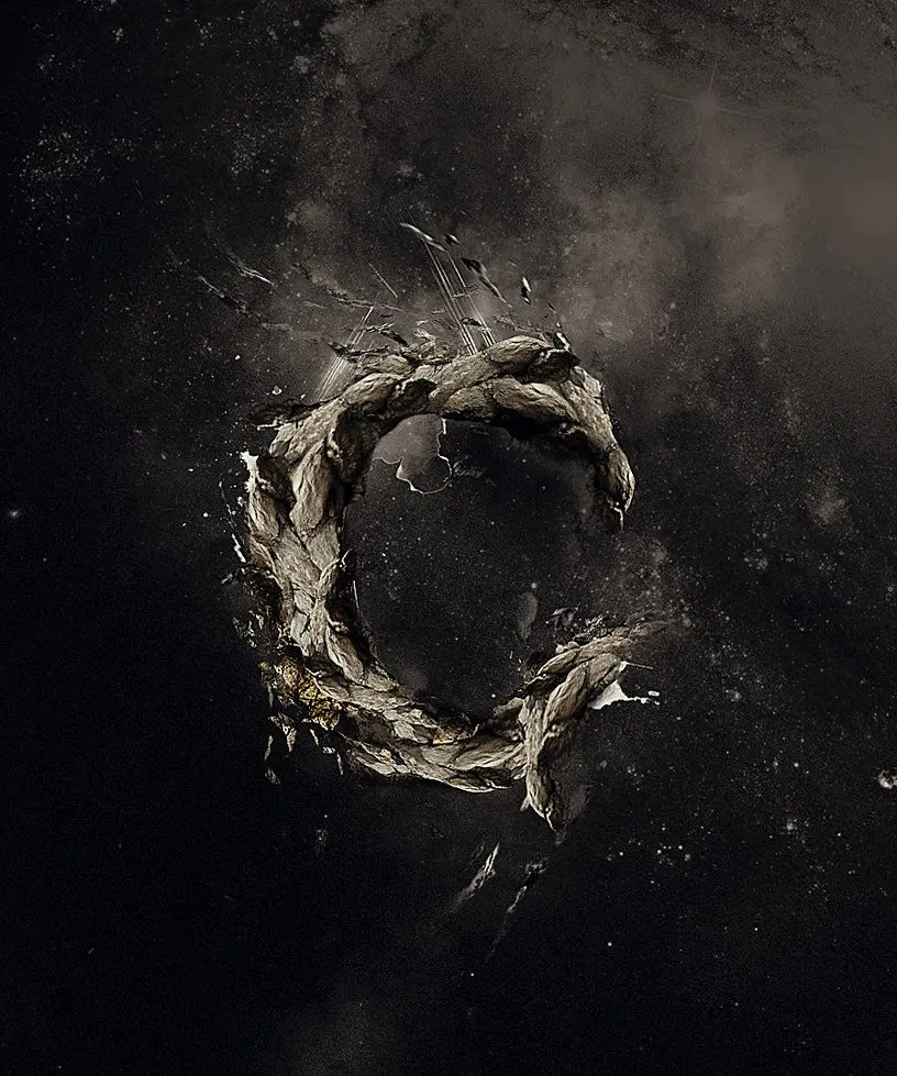 New and mysterious theme of the English letter c for the profile 