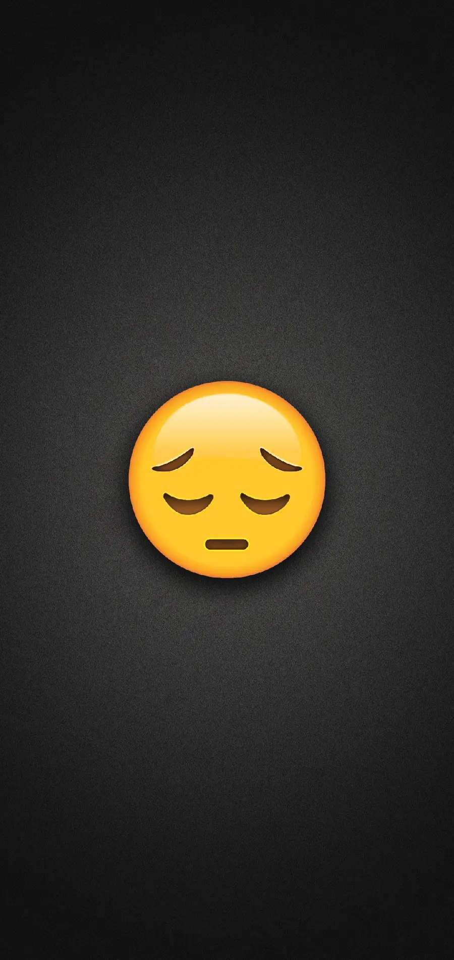 Sad and unhappy emoji suitable for background