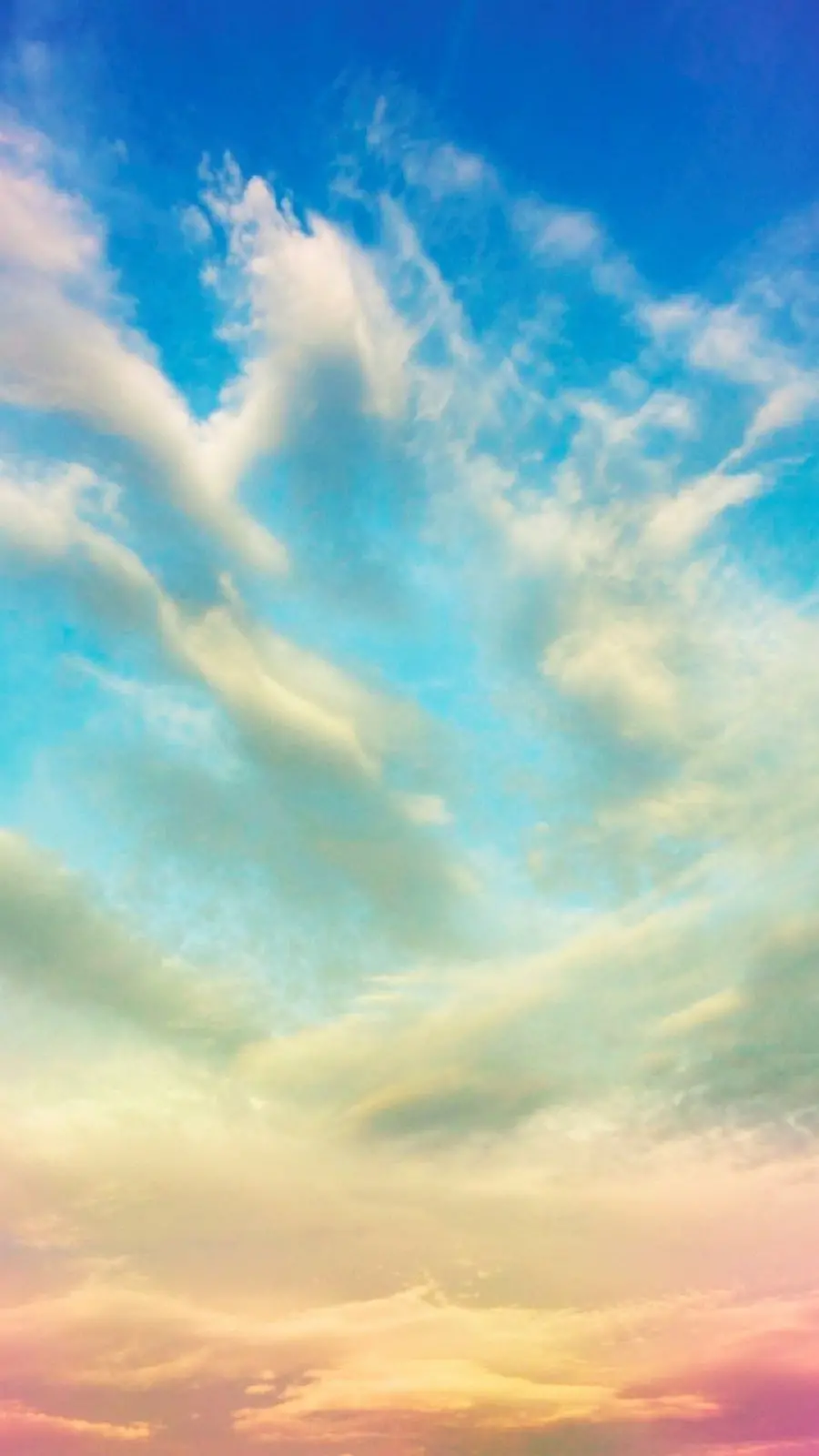 Download the most beautiful and newest vector of a sky with scattered clouds A piece with a different color in high quality