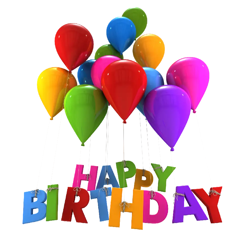 The most beautiful Happy Birthday WhatsApp sticker with a colorful theme and excellent quality