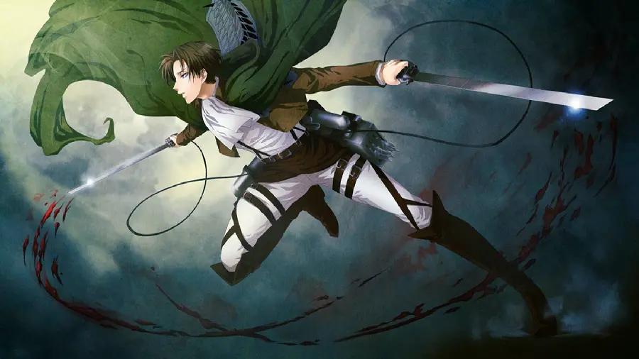 The latest poster of Captain Levi in ​​Attack on Titan in high quality